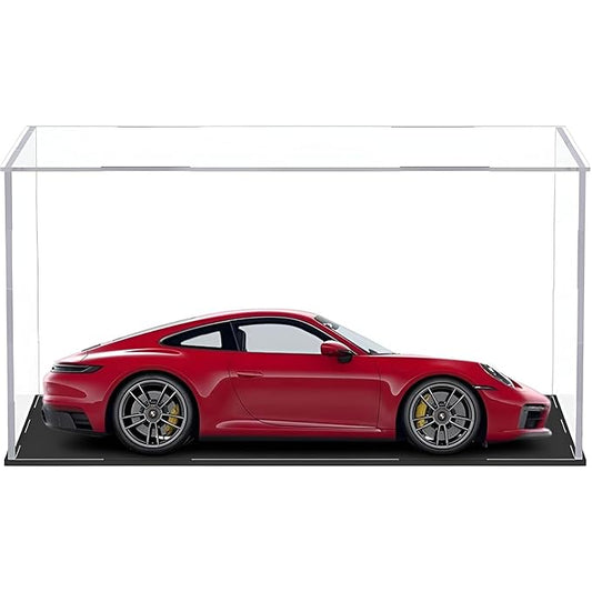 Premium Clear Acrylic Display Case – 10 x 5 x 5 Inch Self-Assembly Collectible Display Box