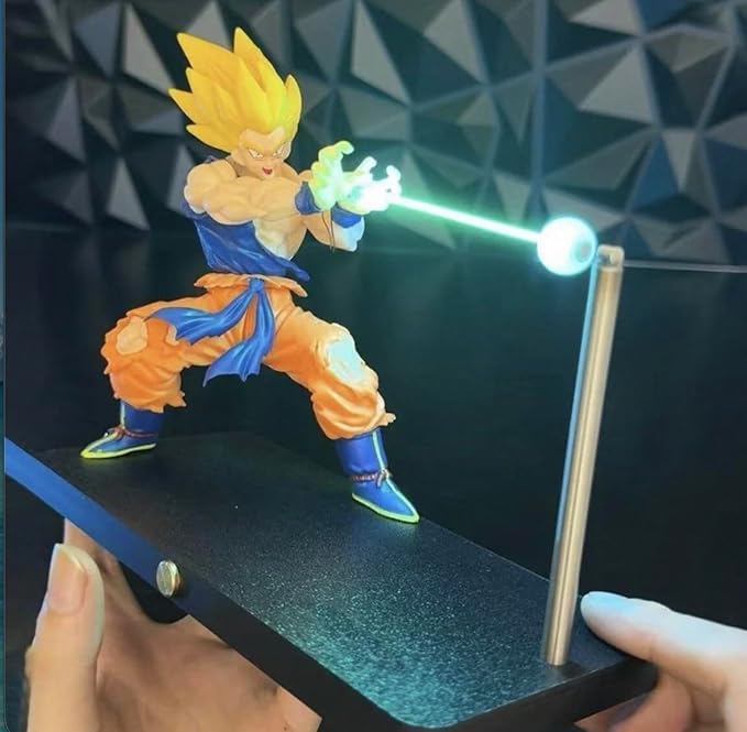 Dragon Ball Z Goku Magnetic Levitation LED Lamp – Anime Night Light with Induction Switch for Bedroom & Gaming Room