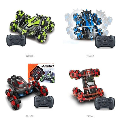 5-Wheel RC Stunt Car – 2.4GHz Deformation Off-Road Climbing Vehicle with 360° Rolling Action
