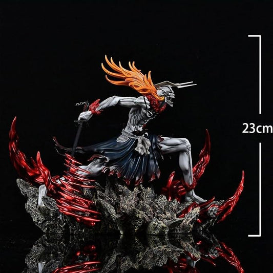Ichigo Hollow Warrior Statue – Premium Bleach Collectible Action Figure with Display Base