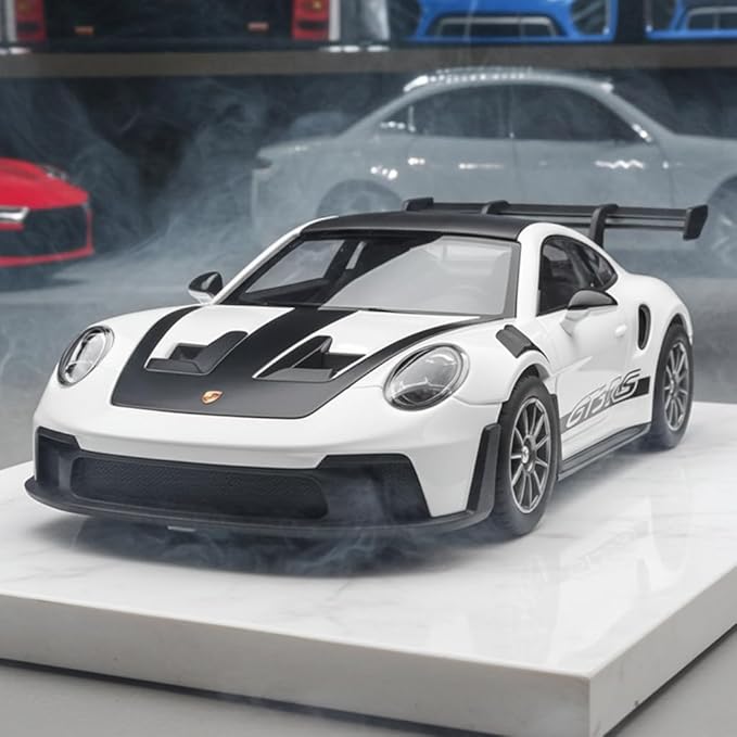 Royal Cellar 1:24 RC Drift Car – 4WD 20KM/H High-Speed Remote Control Racing Car with LED Lights (Sparking Porsche)