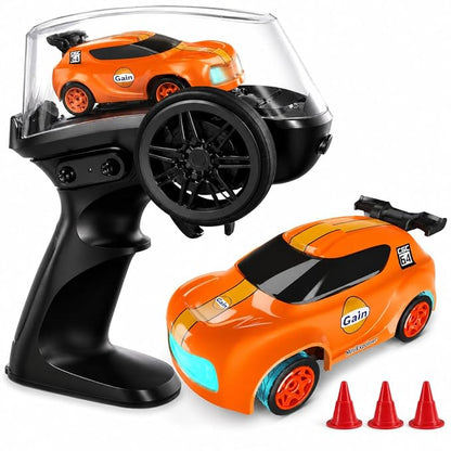 MiniExplorer Punto 1:64 RC Drift Car – Rechargeable Remote Control Car with Drift & Grip Modes