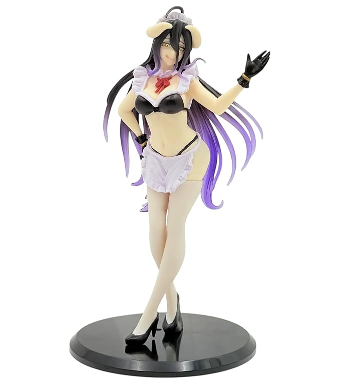 Overlord Albedo Elegant Standing Pose Figure – 19cm Maid-Style PVC Anime Collectible