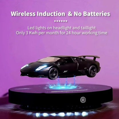 Levitating Car Night Lamp – Floating LED Display with Galaxy Base & Touch Control