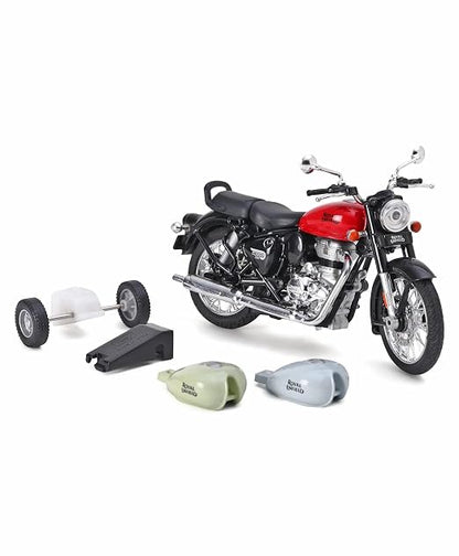 Royal Enfield Classic 350 Die-Cast Motorcycle – 1:15 Scale Bullet Bike Model with 2 Extra Fuel Tanks