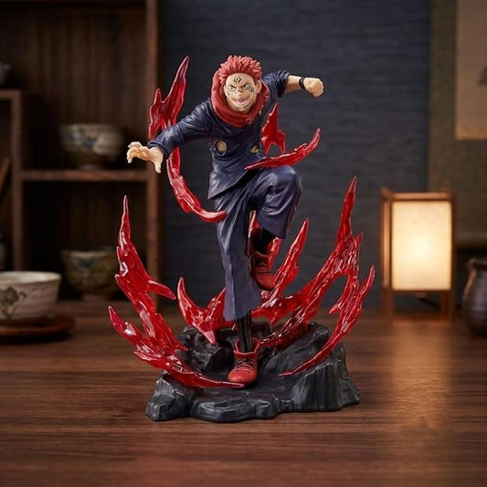 Yuji Itadori Action Figure – 24cm Jujutsu Kaisen Premium PVC Collectible Statue with Energy Effect Base