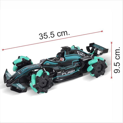 KIPA GAMING F1 Super Drifter RC Car – 25 km/h High-Speed Stunt Drift Car with Smoke, LED Lights & 360° Rotation