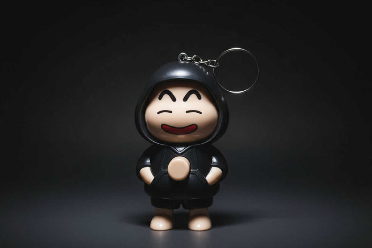Crayon Shinchan Face Changing Keychain Set – Pack of 3 Cute Anime Keychains