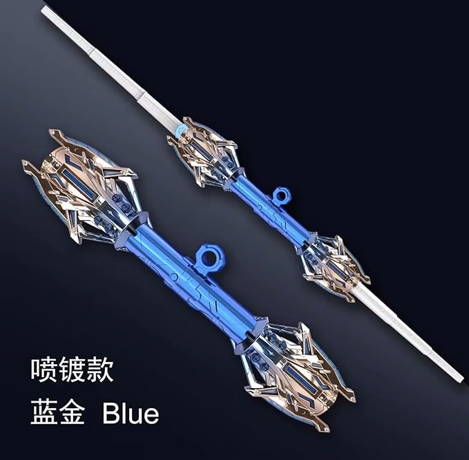 Light Up Laser Sword – Double-Headed Extendable Lightsaber Toy with Sound & LED Effects