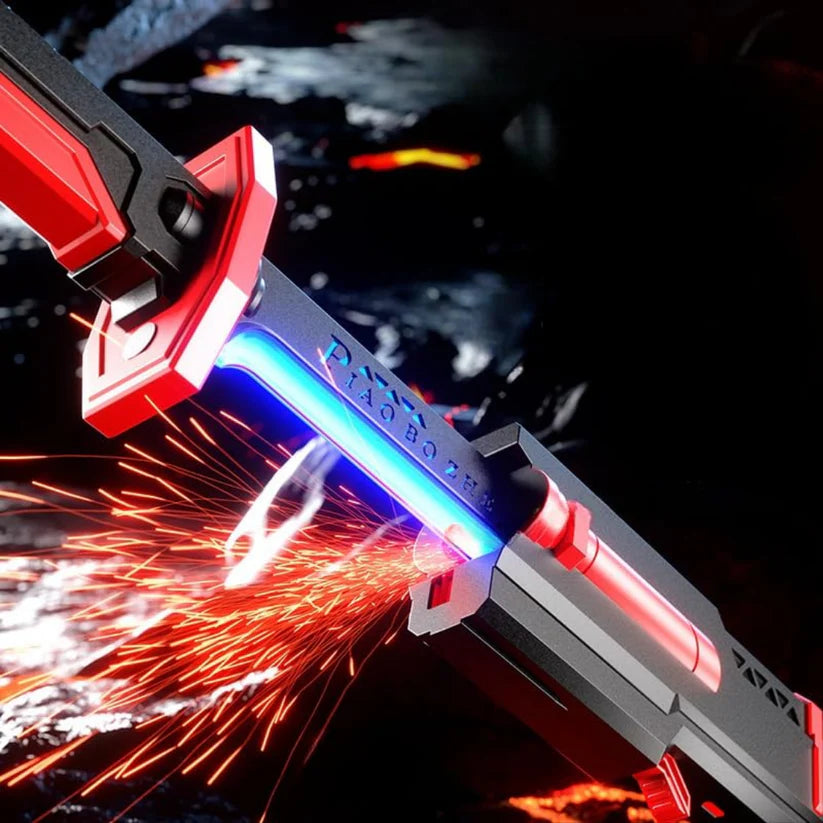 Katana Spark LED Lightsaber Sword – Light Blade with Real Spark & Smoke Effect