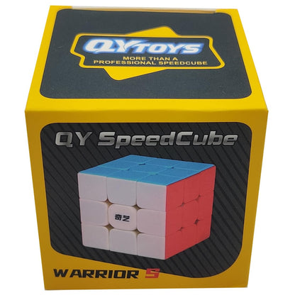 HAWKISTER Qiyi Warrior S Cube 3×3 Stickerless Professional Speed Magic Cube Puzzle for Kids