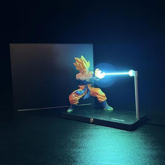 Dragon Ball Z Goku Magnetic Levitation LED Lamp – Anime Night Light with Induction Switch for Bedroom & Gaming Room
