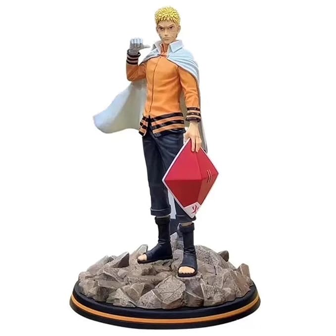 Augen Naruto Hokage Action Figure – 29cm Limited Edition Collectible for Car Dashboard, Desk & Décor