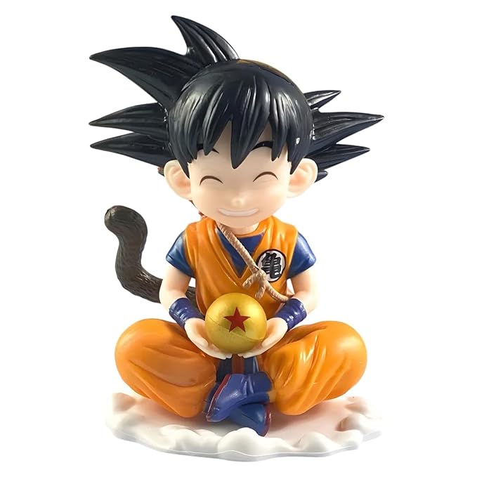 Dragon Ball Sitting Goku Action Figure – Premium PVC Anime Collectible Statue for Desk & Shelf Display