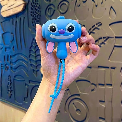 Cute Cartoon Musical Hammer Keychain – Sound & Shake Sensory Toy for Kids