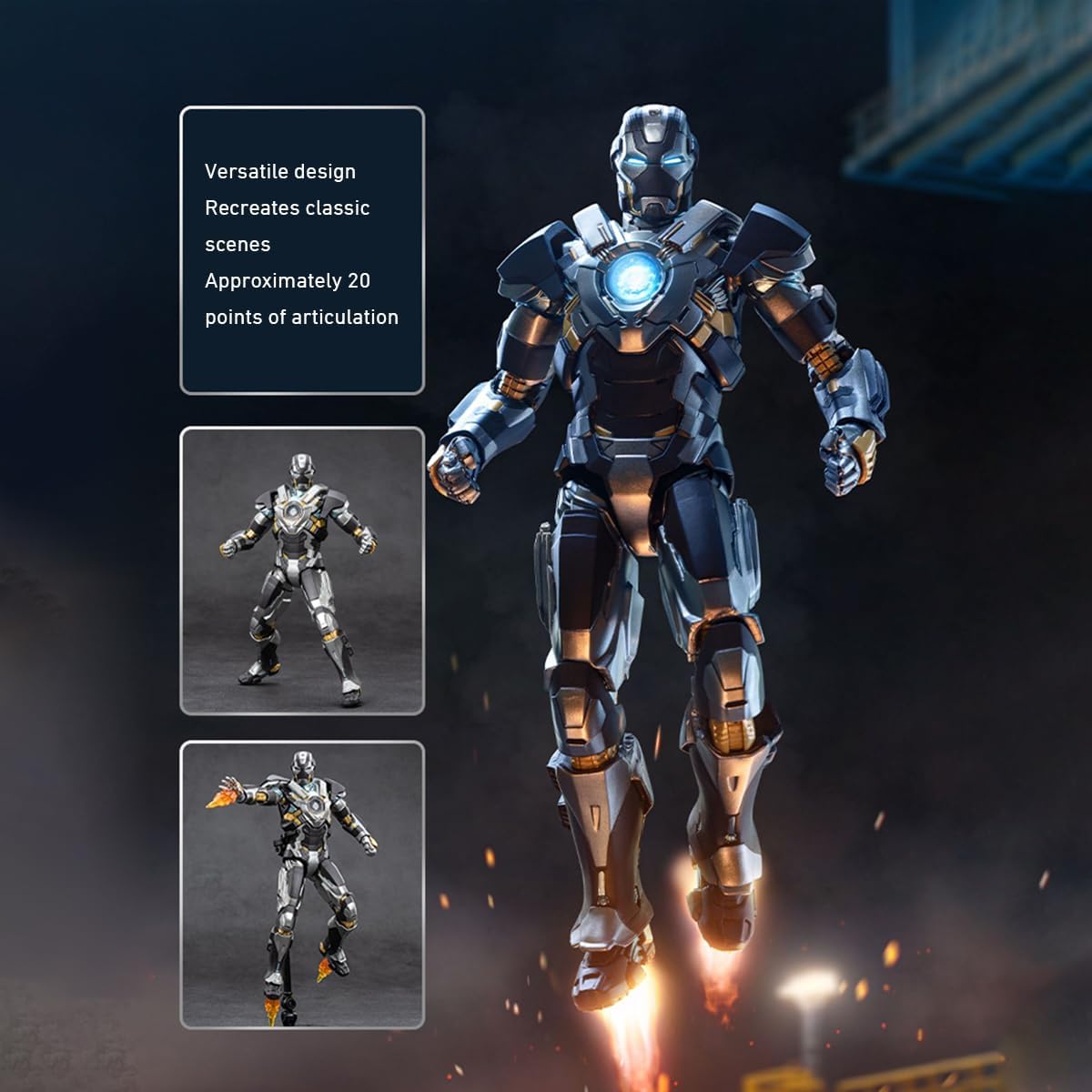Iron Man MK24 Armor Action Figure – Premium Limited Collector Edition | AnimeLegacy