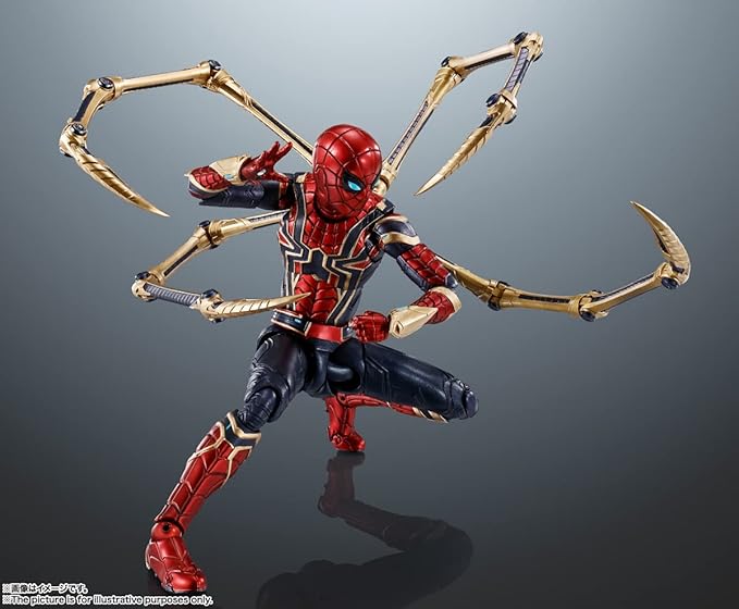 BANDAI Spirits S.H.Figuarts Iron Spider Action Figure – Spider-Man: No Way Home Premium Collectible (5.7 Inch)