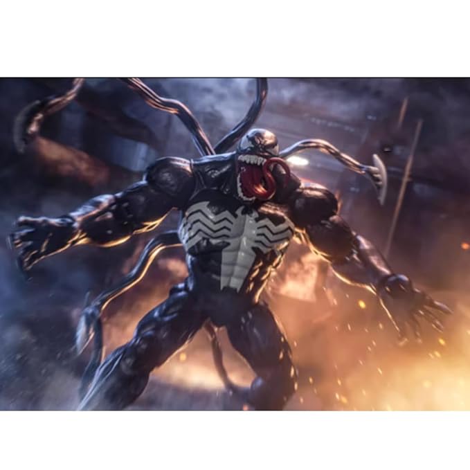 ZD Toys Classic Venom 9-Inch Anniversary Series Action Figure – Movie Style Marvel Collectible Statue