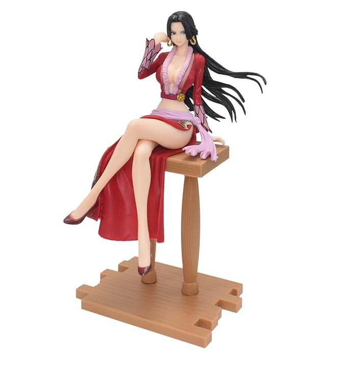 One Piece Boa Hancock Sitting Action Figure – 10cm Pirate Anime Collectible Figurine