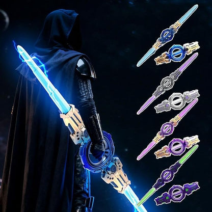 Double Edge Fire Spin Lightsaber Katana – Limited Edition Collectible Saber