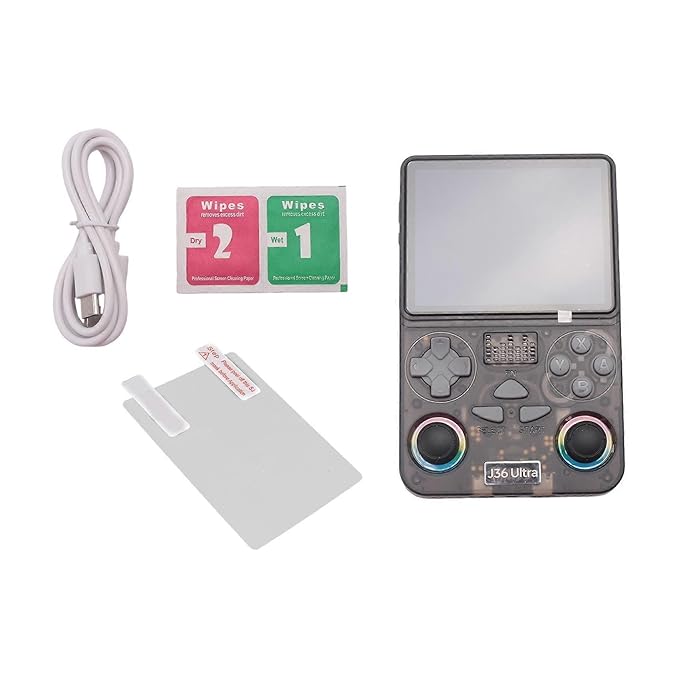 J36 Ultra Handheld Gaming Console – 3.5-Inch IPS HD Display, 64GB Storage & 30,000+ Games