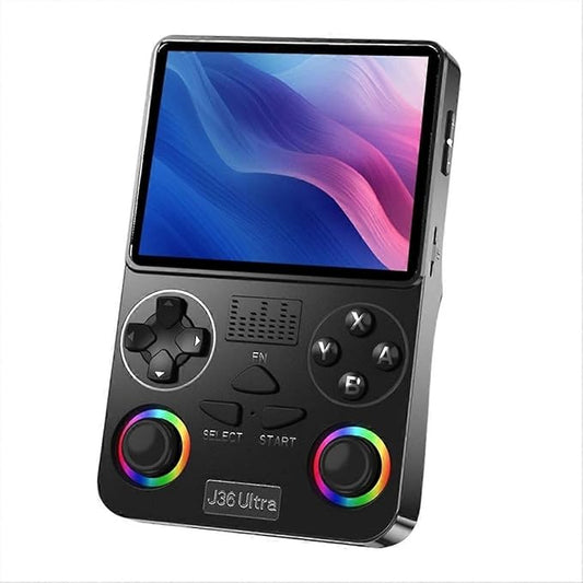 J36 Ultra Handheld Gaming Console – 3.5-Inch IPS HD Display, 64GB Storage & 30,000+ Games