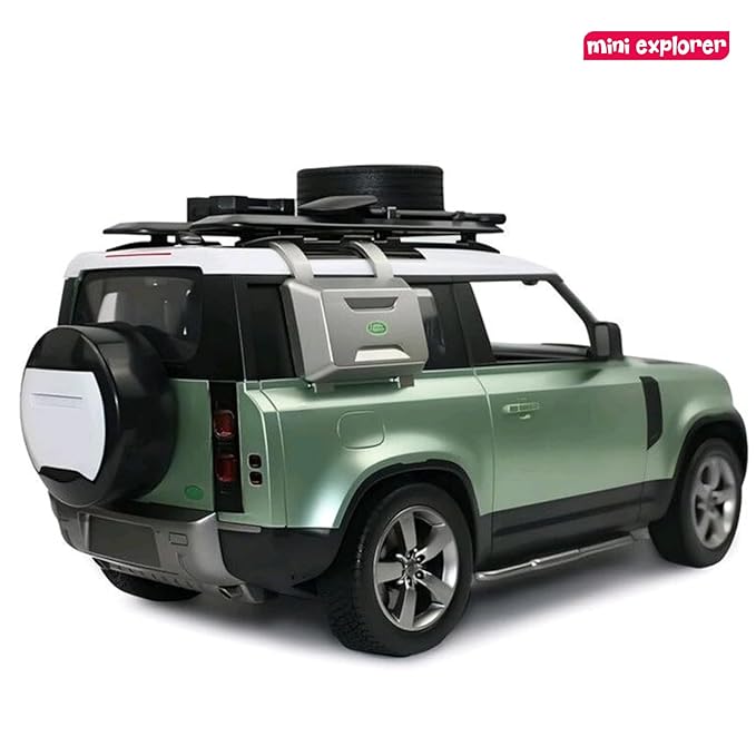 MiniExplorer SUV Defender RC Car – Rechargeable Remote Control SUV with Real Smoke & LED Lights