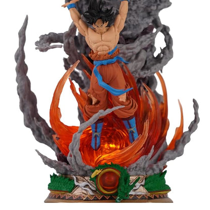 Offo Dragon Ball Z Son Goku Super Saiyan Energy Sphere Figure – Premium Anime Collectible for Dashboard & Desk