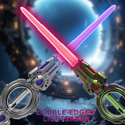 Double Edge Fire Spin Lightsaber Katana – Limited Edition Collectible Saber