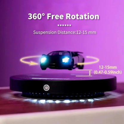 Levitating Car Night Lamp – Floating LED Display with Galaxy Base & Touch Control