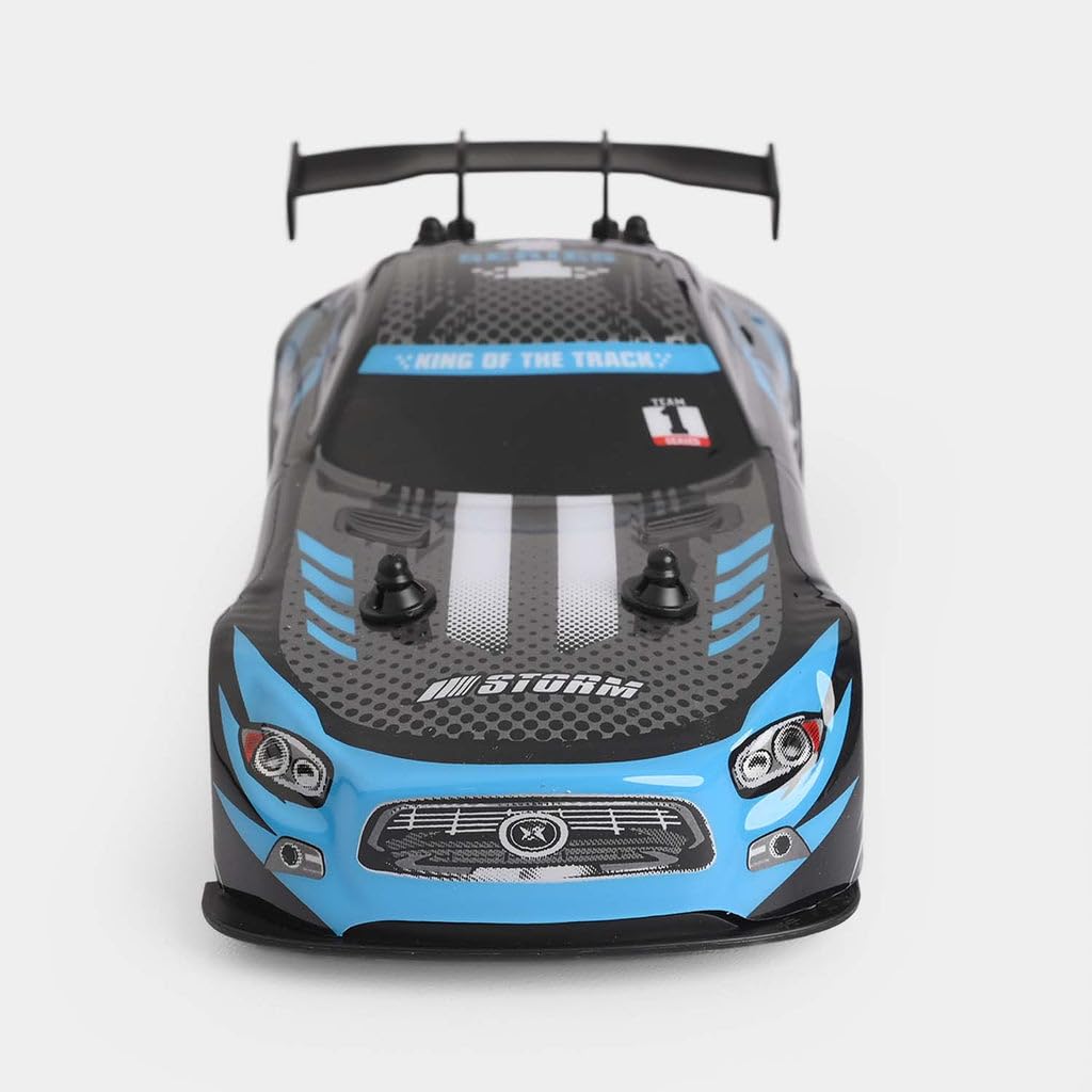 High-Speed Drift RC Racing Car with Extra Tires & Traffic Cones – Remote Control Drift Car (Multicolor)