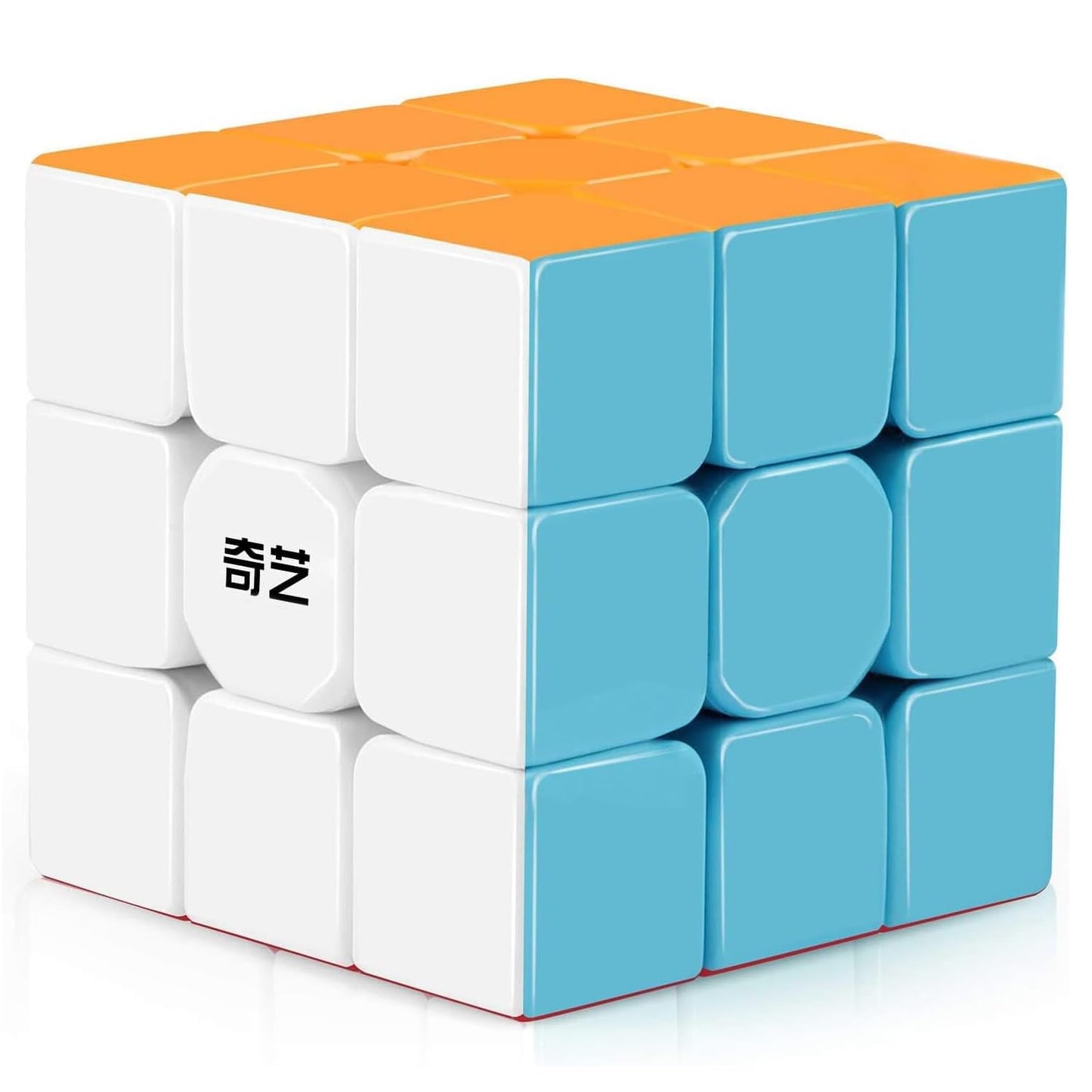 HAWKISTER Qiyi Warrior S Cube 3×3 Stickerless Professional Speed Magic Cube Puzzle for Kids