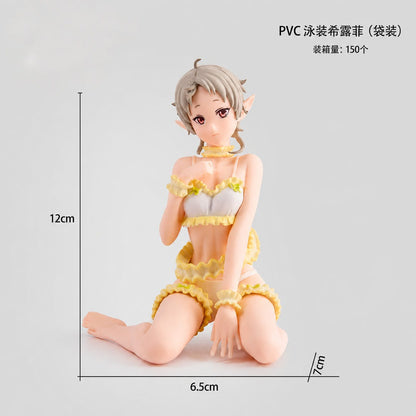 MSVFashions PVC Anime Figure – Xilufei Swimsuit Pose 12cm Collectible Figurine