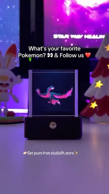 Pokémon Vision Cube 3D Hologram Display – Premium Collectible LED Display Cube