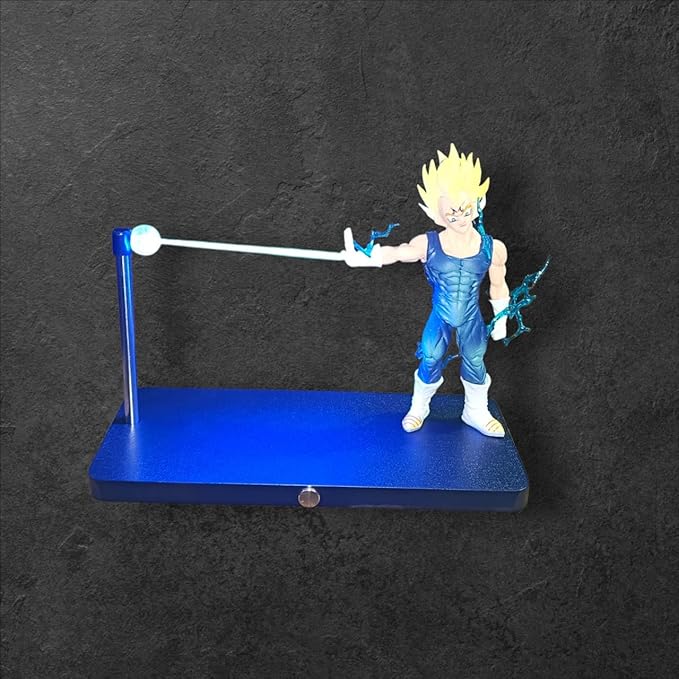 Super Saiyan Anime Action Figure with Balance Stand – Motion Balance Collectible Figurine for Display & Desk Decor