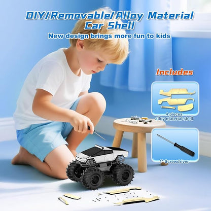 Dafotil 1:18 Cyber Truck RC Car – 2.4GHz 4WD Waterproof Amphibious All-Terrain Monster Truck