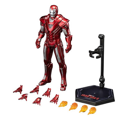 Iron Man Mark 33 Action Figure – 7 Inch 1/10 Scale Marvel Collectible with Interchangeable Hands & Blades