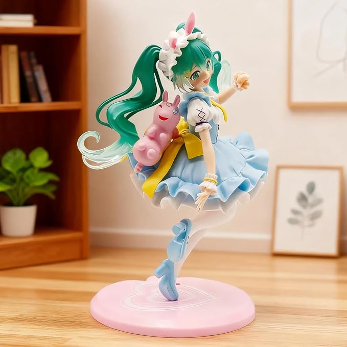 Hatsune Miku Bunny Maid Floating Dance Pose Figure – 20cm Anime Collectible PVC Statue