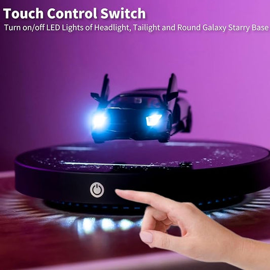 Levitating Car Night Lamp – Floating LED Display with Galaxy Base & Touch Control