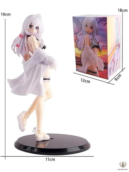 Wandering Witch: The Journey of Elaina Elegant Turning Pose Figure – 19cm Anime Collectible