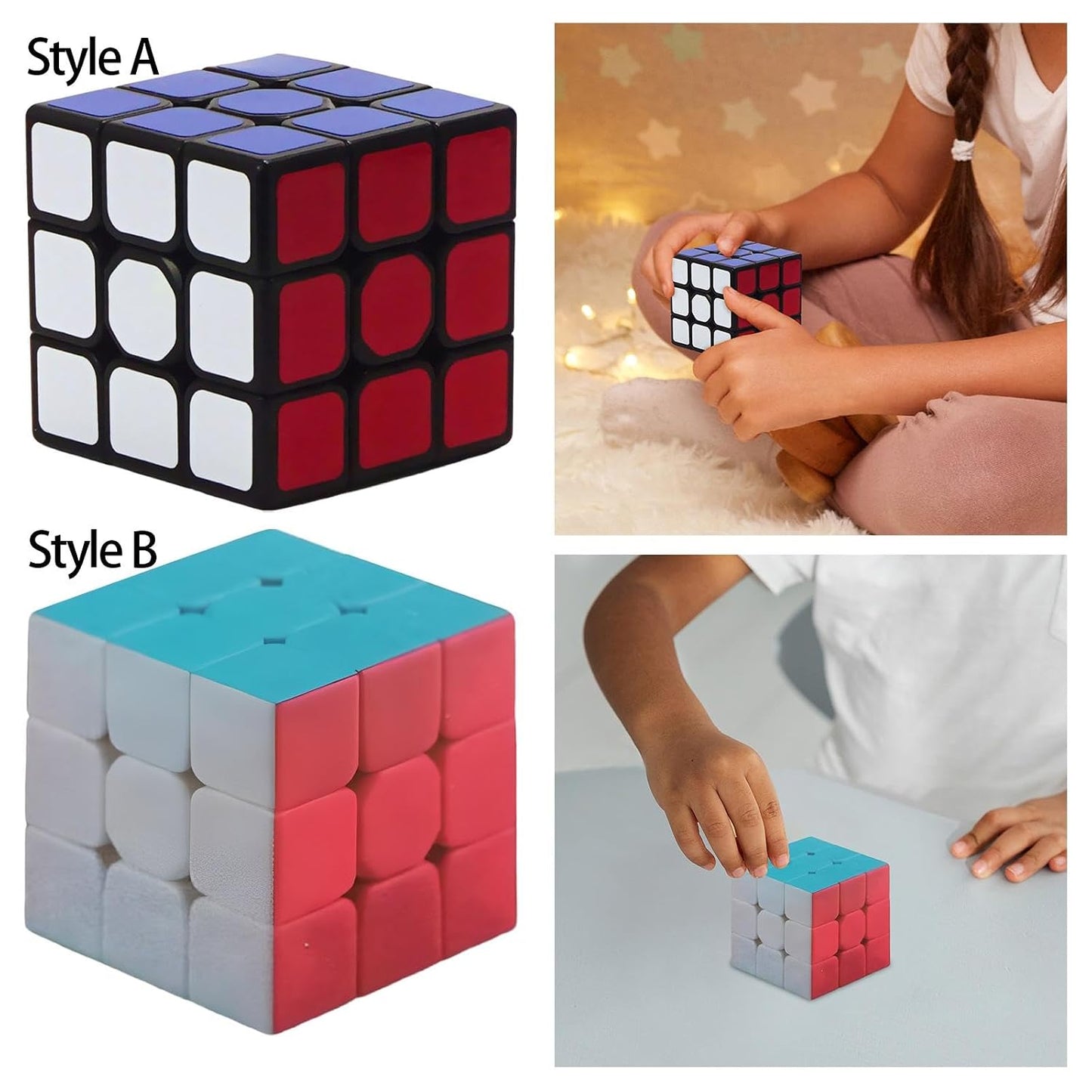 Fashion My Day Magic Cube Fidget Toy – Endless Speed Cube Puzzle for Boys, Kids & Family | Fun Brain Game
