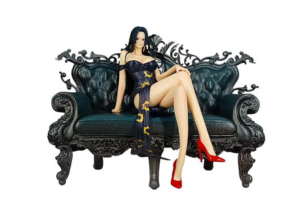 Trunkin One Piece Boa Hancock Sitting On Sofa 15.5 cm PVC Action Figure for Collection Figurine