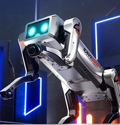 KTRS Enterprise Intelligent RC Robot Dog – AI Programmable Robot Pet with LED Eyes, Dancing, Kung Fu & Educational Modes
