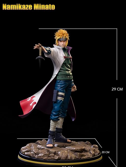 Minato Namikaze Premium PVC Statue 26cm – Fourth Hokage Anime Collectible Display Figure