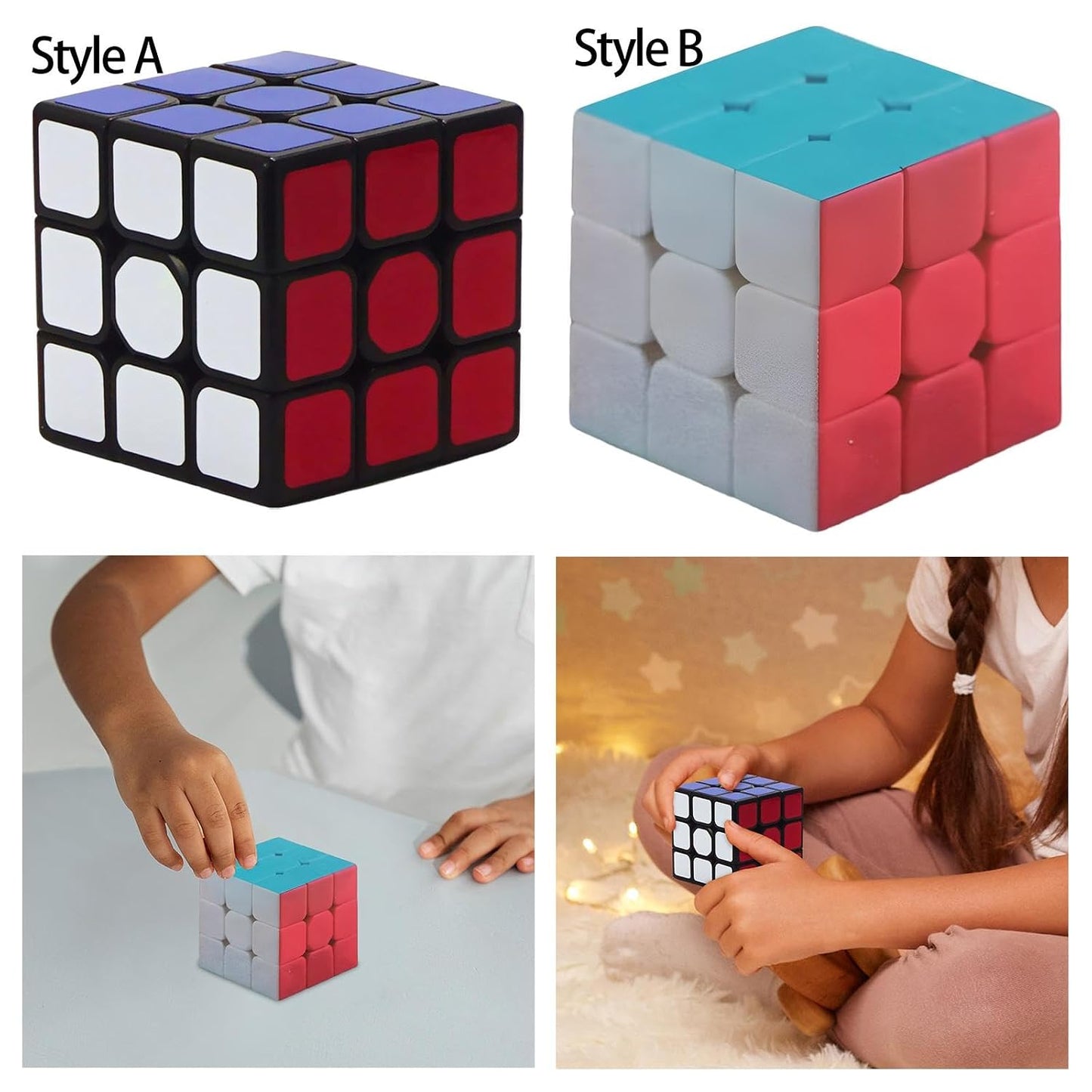 Fashion My Day Magic Cube Fidget Toy – Endless Speed Cube Puzzle for Boys, Kids & Family | Fun Brain Game