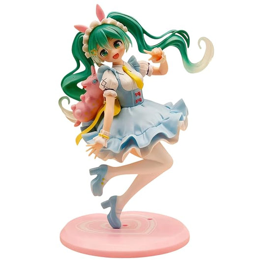 Hatsune Miku Bunny Maid Floating Dance Pose Figure – 20cm Anime Collectible PVC Statue