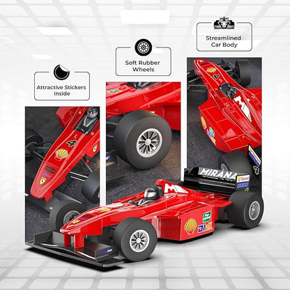 F1 Remote Control Racing Car – 1:32 Scale USB Rechargeable RC Car with Remote & App Control (Red)