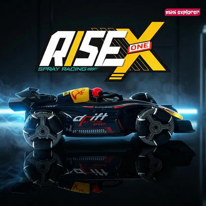 MiniExplorer RC 1:14 Formula F1 Drift Car – 4x4 Gesture & Remote Control Racing Car with Smoke, Lights & Music