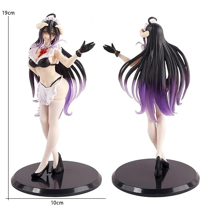 Overlord Albedo Elegant Standing Pose Figure – 19cm Maid-Style PVC Anime Collectible