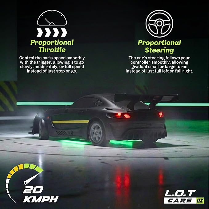 Shadow 4WD RC Drift Car – 20 km/h High-Speed Remote Control Drift Car with LED Lights